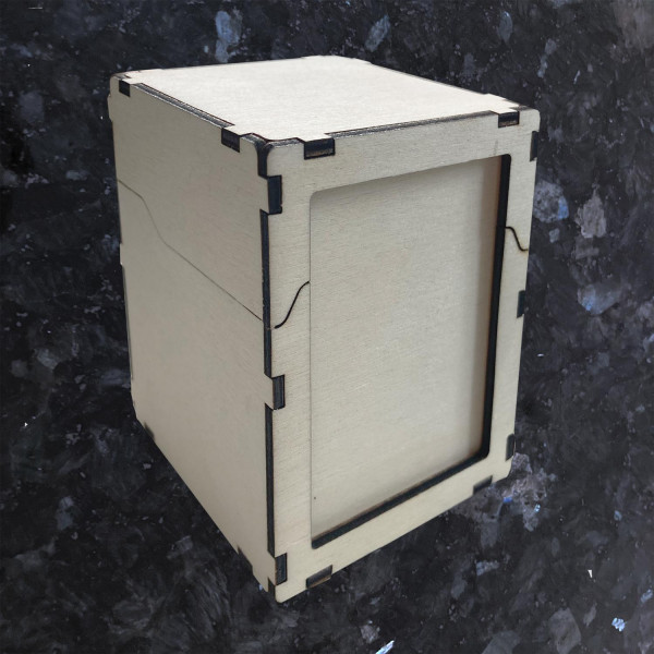 Holz Deckbox für Sammelkarten mit Gravur Personalisiert