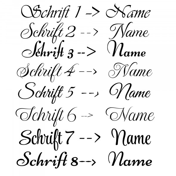 Massives Deko Herz aus Keramik Weiß Aufschrift Wunschname