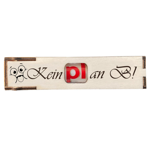 Duplo Geschenkbox mit Gravur "Kein Plan B!"