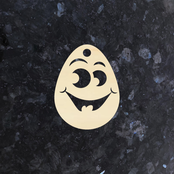 Holz Deko Lustige Osteranhänger Ostereier Gesicht