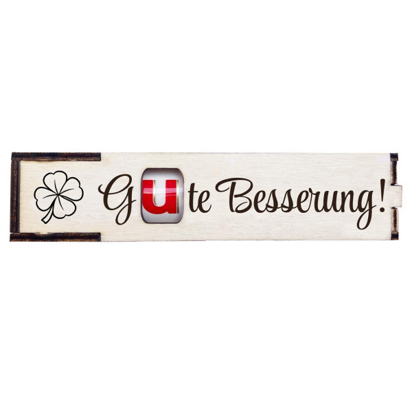 Duplo Geschenkbox mit Gravur "Gute Besserung!"